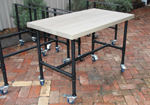 Cafe Furniture outdoor pipe table