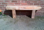 sleeper timber bench seat