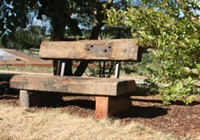 rustic furniture in the outback