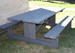 T Frame Doubles Cafe or Picnic Table