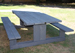 T Frame Doubles Cafe or Picnic Table