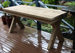 Cross Legged Outdoor Picnic Tables