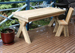 Cross Legged Outdoor Picnic Tables