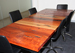 Sleeper boardroom timber table