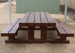 Solid Sleeper Picnic Tables