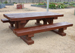 Solid Sleeper Picnic Tables