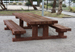 Solid Sleeper Picnic Tables