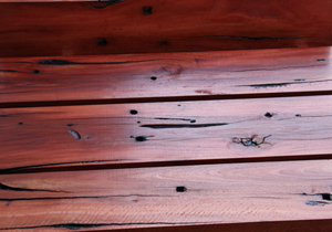 rustic boardroom table finish